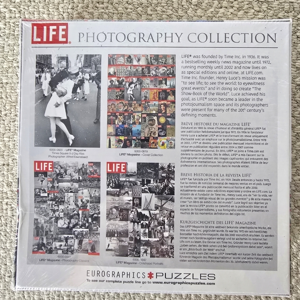 Eurographics LIFE Cover Collection Puzzle - 1000 Pieces Sealed Unopened - Picture 2 of 3